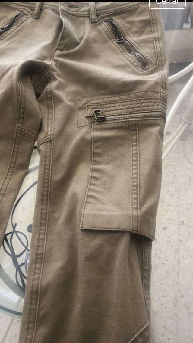 Pantalón cargo Ralph Lauren beige Unisex Xs talla