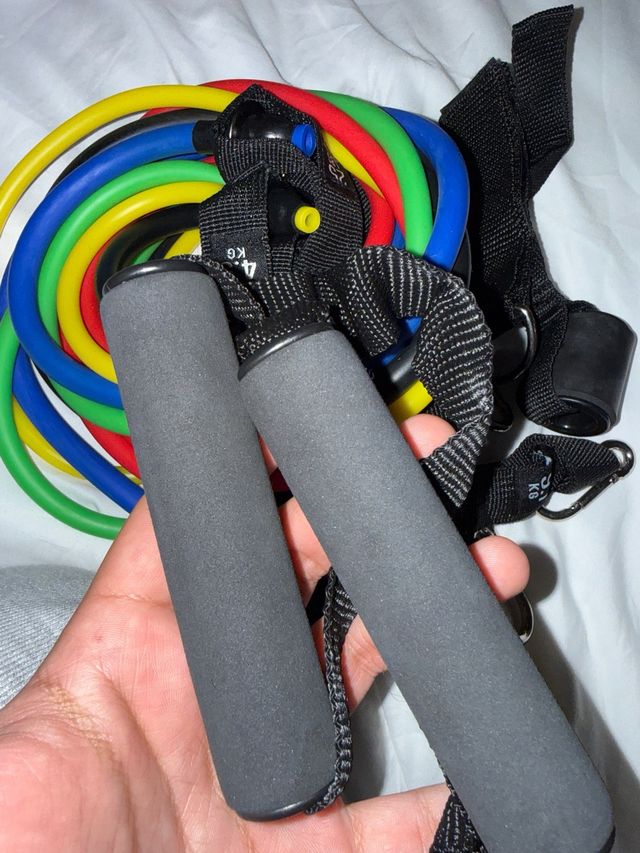 Set 12p Bandas Elasticas Resistencia EjercicioGym