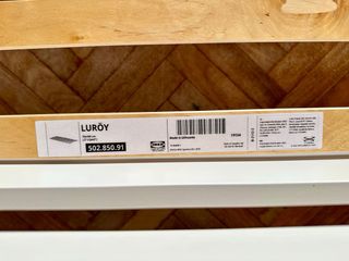 Lote cama Ikea con somier,colchón, 4 juego sábanas