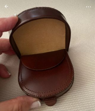 Monedero de cuero vintage de hombre