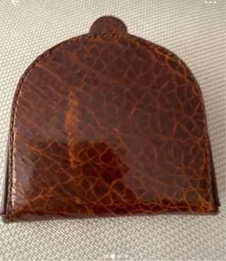 Monedero de cuero vintage de hombre