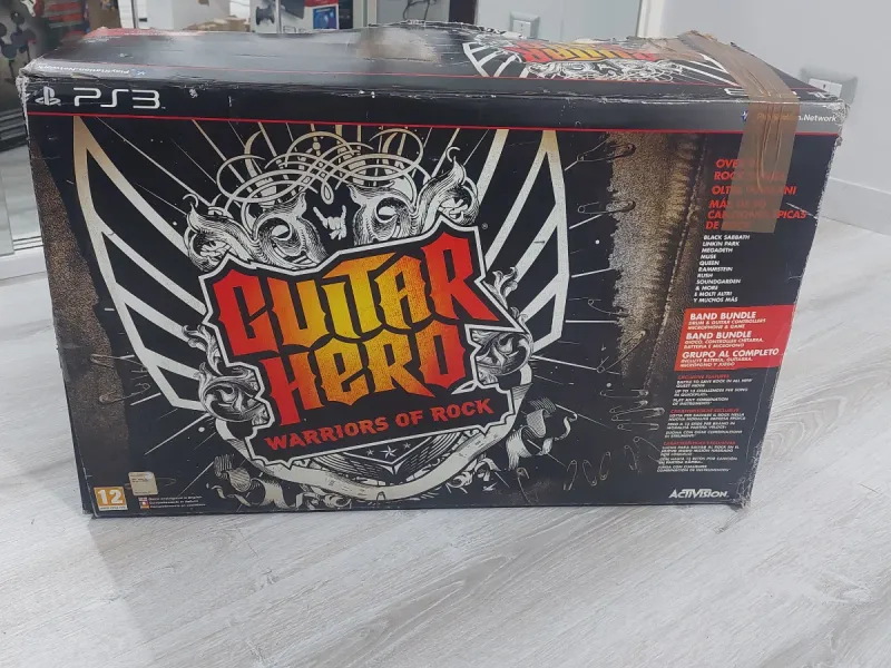 Imagen de Paquete Guitar Hero Warriors of Rock para PS3 + 8 juegos