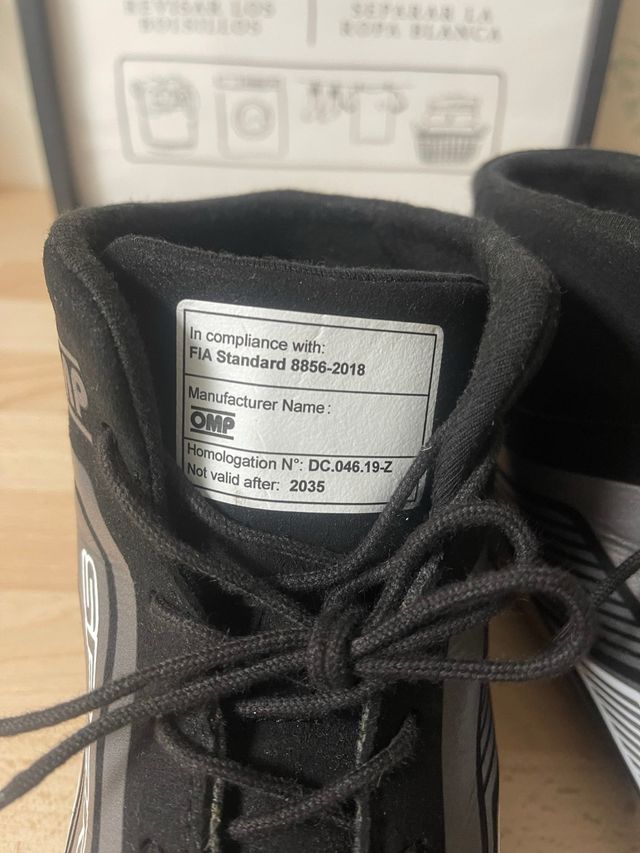 Botines Rally OMP Talla 42 Última Homologación