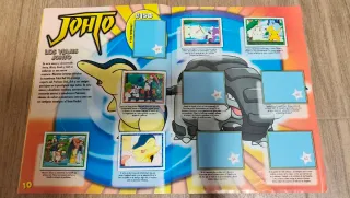 Álbum Sticker Pokémon serie 3 Merlin 2001 dorado.