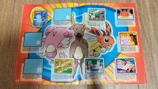 Álbum Sticker Pokémon serie 3 Merlin 2001 dorado.