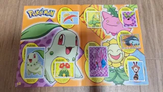Álbum Sticker Pokémon serie 3 Merlin 2001 dorado.