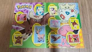 Álbum Sticker Pokémon serie 3 Merlin 2001 dorado.