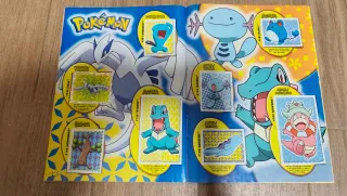 Álbum Sticker Pokémon serie 3 Merlin 2001 dorado.