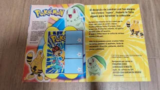 Álbum Sticker Pokémon serie 3 Merlin 2001 dorado.