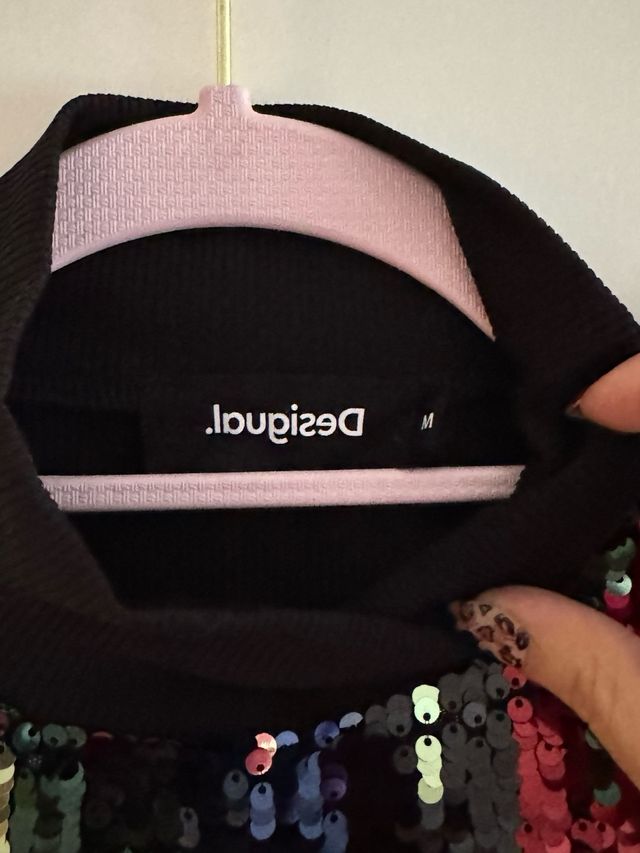 Jersey fiesta lentejuelas multicolor