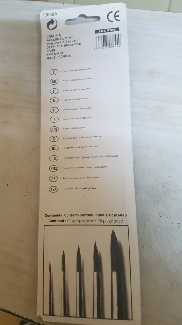 Pinceles Jovi - Set de 5