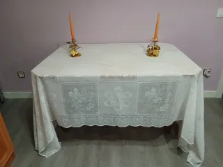 Manteles muy grandes para mesas familiares