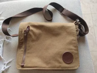 Bolso bandolera de lona