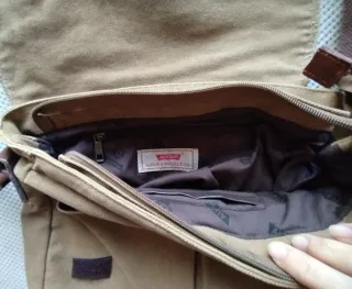 Bolso bandolera de lona