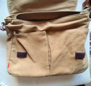 Bolso bandolera de lona