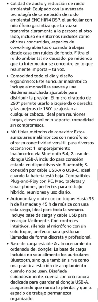 Auriculares Inalámbricos Nearity EP320