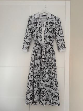 Vestido largo Zara estampado