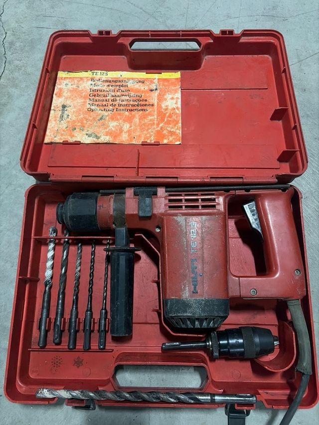 Taladro percutor Hilti TE 12 con maletín