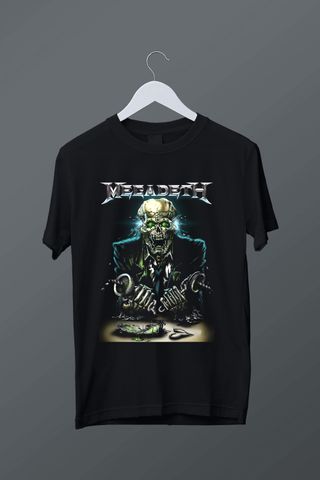 Camiseta Megadeth Negra
