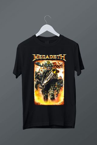 Camiseta Megadeth Negra