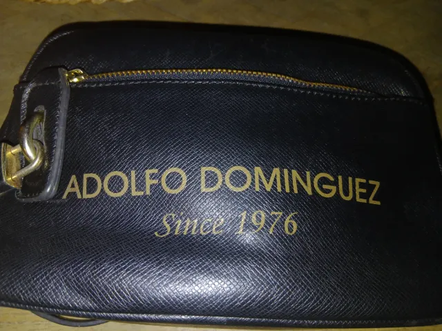 Bolso bandolera Adolfo Dominguez negro