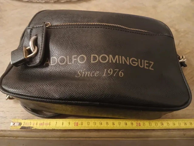 Bolso bandolera Adolfo Dominguez negro