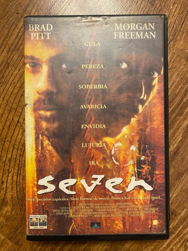Seven VHS - Brad Pitt Morgan Freeman