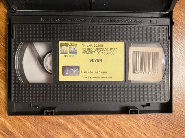 Seven VHS - Brad Pitt Morgan Freeman