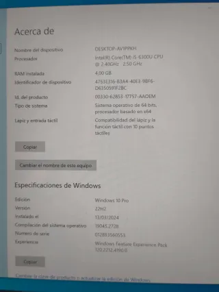 Microsoft Surface Pro 4 para peças.