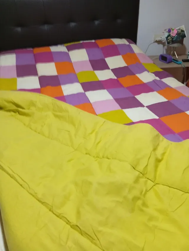 Edredón multicolor poliéster