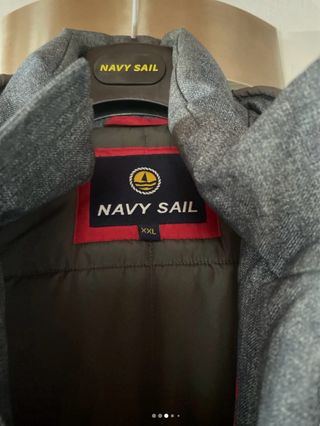 Giacca Navy Sail con cappuccio XXL