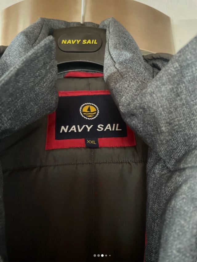 Giacca Navy Sail con cappuccio XXL