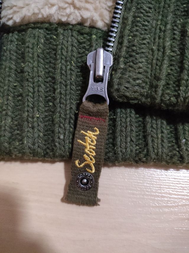 Chaqueta punto Scotch & Soda verde