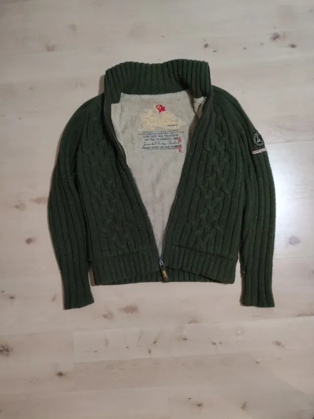 Chaqueta punto Scotch & Soda verde