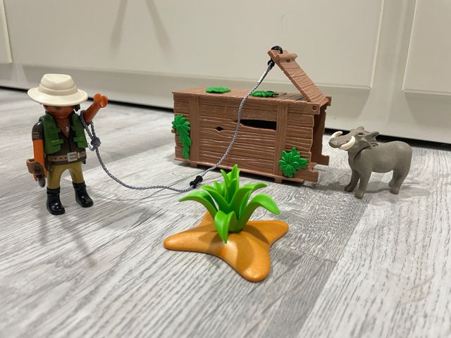 Playmobil Safari Caccia Trappola e Cinghiale