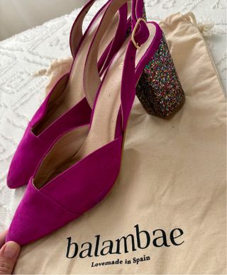 Zapatos de tacón Balambae mujer fucsia