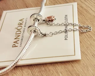 Charm Cadena Seguridad Colgante Corazón Infinito