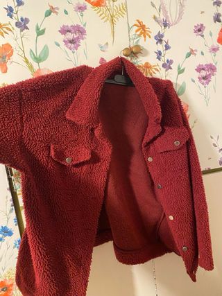 Chaqueta borreguito roja