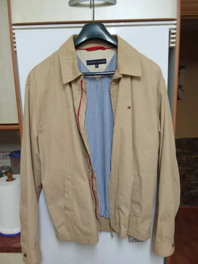 Cazadora Tommy Hilfiger Hombre Beige