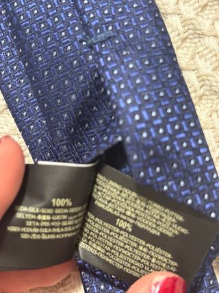 Corbata Pedro del Hierro Azul