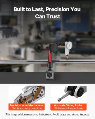 Indicatore di Prova a Quadrante con Base Magnetica