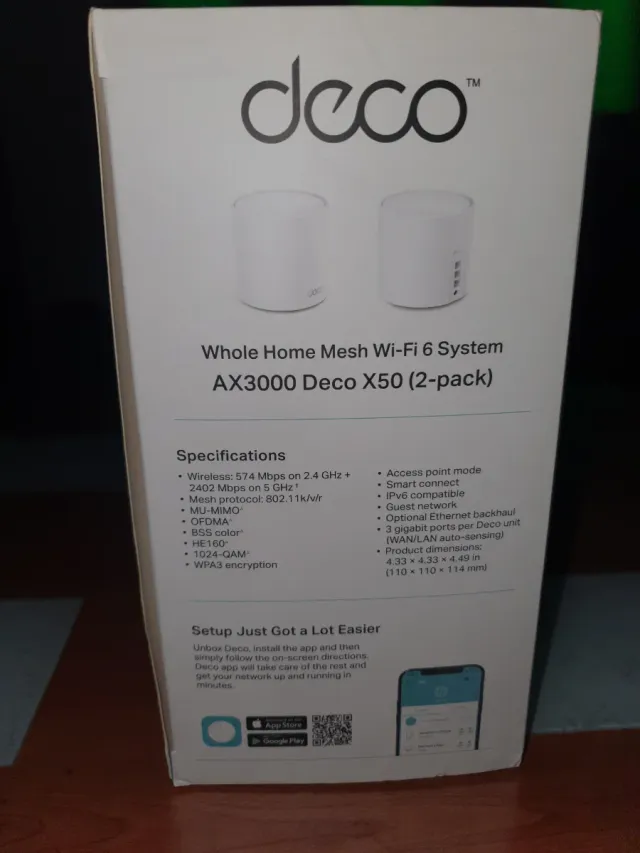 TP-Link Deco AX3000 WiFi 6 Mesh System