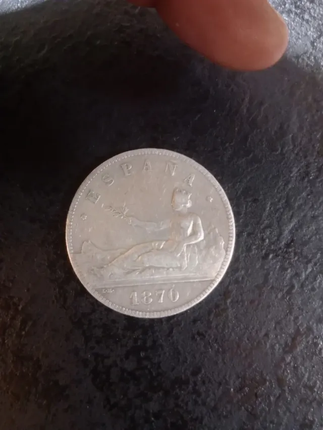Moneda 5 Pesetas 1870