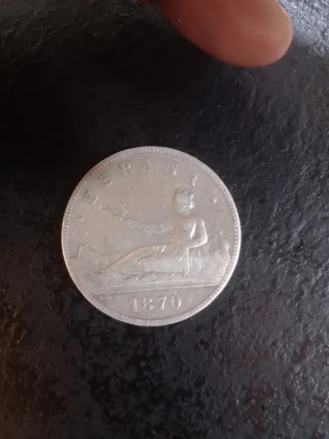 Moneda 5 Pesetas 1870