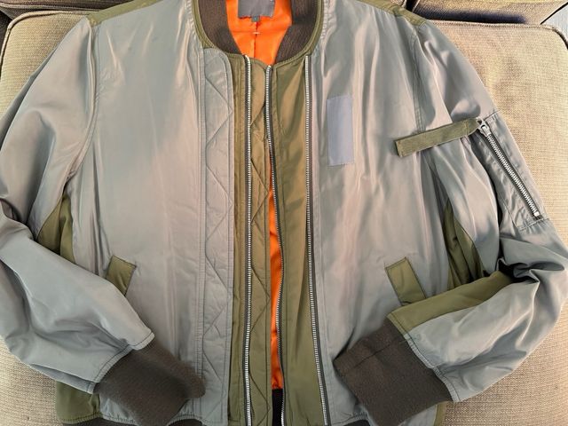 Chaqueta Bomber ASOS Verde Militar