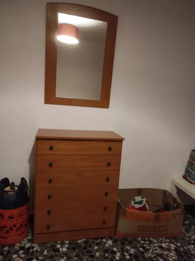 Dormitorio completo madera