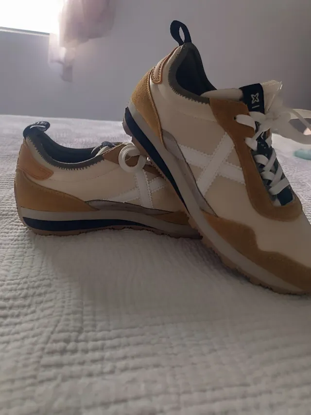 Sneakers Munich Beige e Giallo