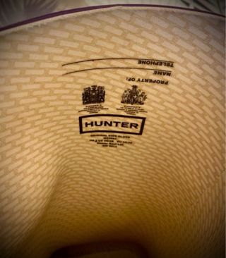 BOTAS DE AGUA HUNTER MORADAS TALLA 36-37