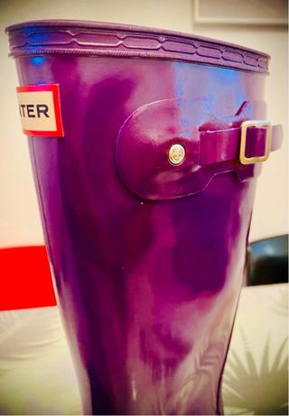 BOTAS DE AGUA HUNTER MORADAS TALLA 36-37