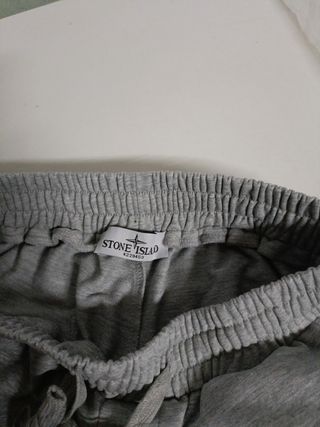 Stone Island Pantalones Cortos Grises